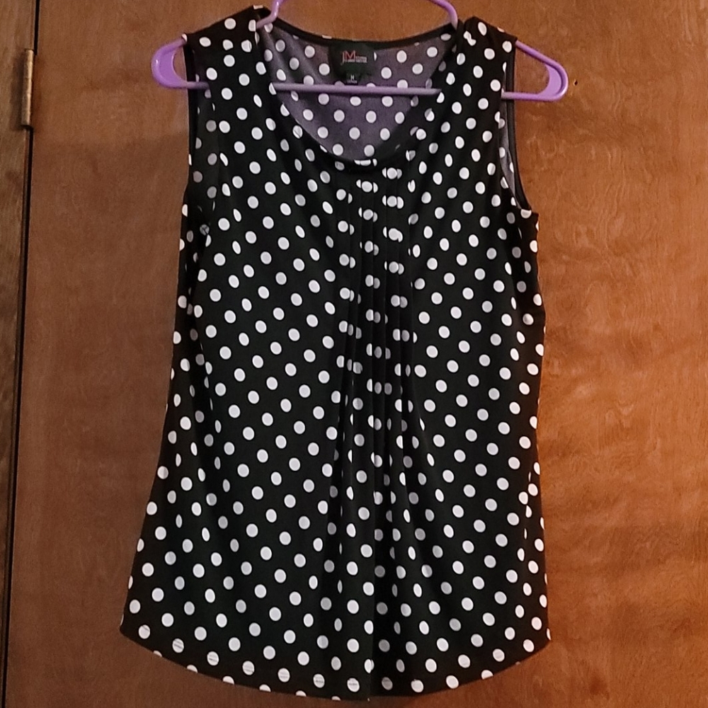 Black and white tank top